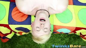 ”Two young friends have at it without a condom bareback sex”