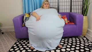 SSBBW Feedee Ivy Davenport Eats Until She Pops Explodes