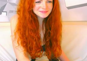 This redhead has a bubbly persona and she loves playing with herself on cam