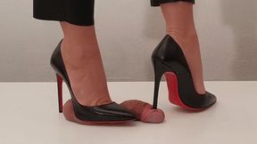 Lady Latisha's Trample Shoejob - in SO KATE 120 by CHRISTIAN LOUBOUTIN - close-up - HD