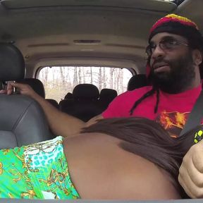 HD- Lisa Rivera suckd dick in a car on the side of the road