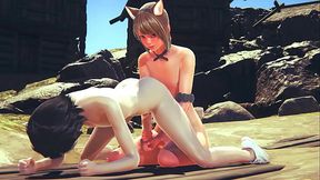 Yaoi Femboy - Sexy CatBoy Femboy sex with his owner Part 1 - Sissy crossdress Japanese Asian Manga Anime Film  Game Porn Gay