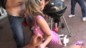 The Outdoor Barbecue Party Involved a Lot of Sausages Once the Orgy Doggy Style Began