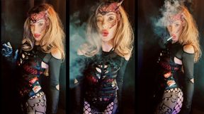 SF Roleplay scarlet Witch chain smokes marlboro red encouragement