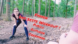 FICKEN  ist das beste Workout !!! OUTDOOR PUBLIC CREAMPIE