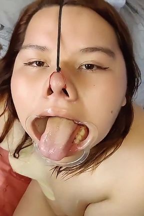 This Beautiful Chubby Girl Loves to Use My Cum as a Styling Cream