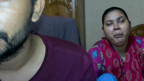 Newly Marriage Couple Wife Husband Friend Indian Village