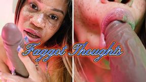 Faggot Thoughts- Ebony Femdom Goddess Rosie Reed- 1080p HD