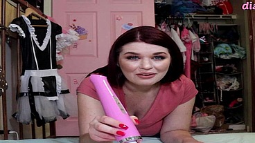 Working as diapered sissy slave with Anastasia Rose