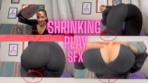 Shrinking Play: titcrush, buttcrush, smoke and spit humiliation