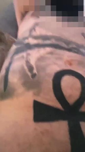 Emotional moment from "My POV: Straight Apartment Visitor "Steven" Comes Over to Get Sucked and I record it in my POV"