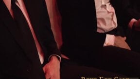 Sexy Austin pounds his ass on the massive big cock with master Felix Kamp and Le