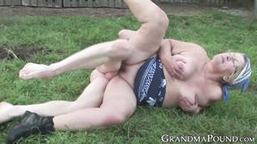 ”Mature village lady screwed by local womanizer”