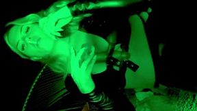 Anna Rain's Sultry Outdoor Smoking Titjob