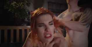 Trans Redhead Gets Thick Cock