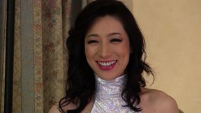 Skinny Small Tits Japanese Woman Talk to Suck and Cum in Mouth at Uncensored JAV Casting