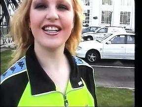 Blond whore enjoying hard dick