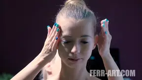Sensual massage turns into intense anal play for submissive