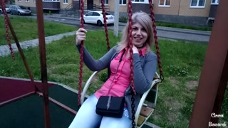 walk around the city with a vibrator on the remote control