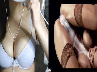 Sexy honeys explode with a ton of Alien Cum - Compilation React
