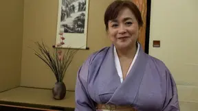 H080G05 Widow who wraps her plump body in Japanese clothes &mdash;  first shot AV of a 60-year-old mature woman