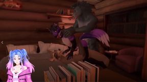 Juno's gamer girl ass gets plowed in VR by gay cartoon monster