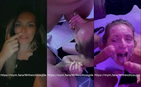marine rossi gets a facial from two dicks porn video