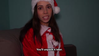 Stepmom and Stepson Share a Couch again on Christmas night - Pantera Nika