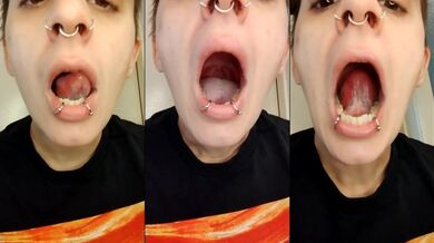 Mouth Tour Teeth Tongue Piercings Uvula