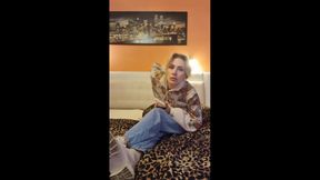 He Sniffs and Licks My Socks and Feet