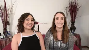 Desperate amateur girls get their tight pussies backed hard by big white cock