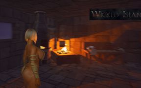 Ep8: Armor Bench and Firepit Cauldron - Wicked Island Stone House Upgrades