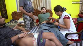 Desi Lund Doctor Ko Sare Mardo Ne Milkar Khub Choda Doctor GangBang ( Hindi Audio )