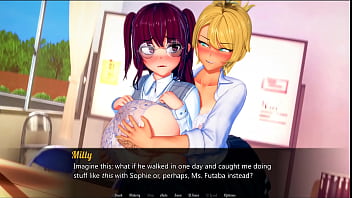 Futa&#039_s World of NTR [ FUTANARI HENTAI game PornPlay ] Ep.3 Library rough fuck !
