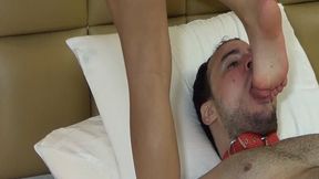 FOOT DOMINATION AND FOOT GAGGING RUBY WOOD AND LITTLE MOUSE