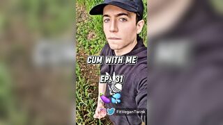 Lad Finishes off in Public Park Cruising