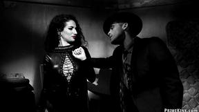 ”Three hookers seduce & fuck man”