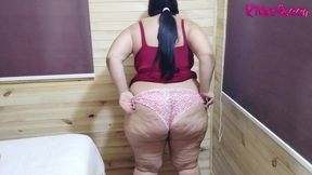 Stepmom Red Dress BBW Latina Sexy Big Ass