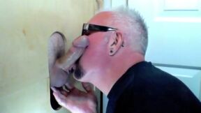 Two Hard Cocks At The Gloryhole
