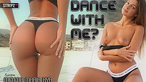 Dance With Me - Beautiful Young Babe Solo Striptease With Melena Maria Rya