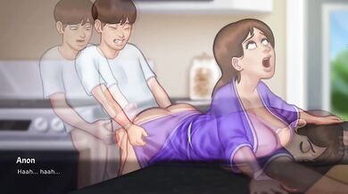 Hot landlady creampies me raw while gaming in summertime saga
