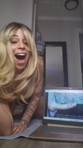 Big-dicked gooner Goonette goes on a wild ride with Brianna Frost's