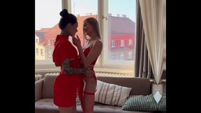 Lesbians games Mari Galore & Fibi Euro
