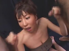 Eyes Wide Shut: Slurping Sweet Asian Babes Dribble Jizz, Chin to Toes