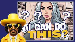 AI Babe with Big Tits in Stunning Cartoons