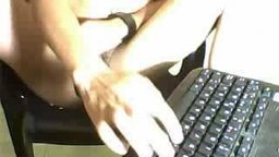 Showing His Big Uncut Cock and Hole