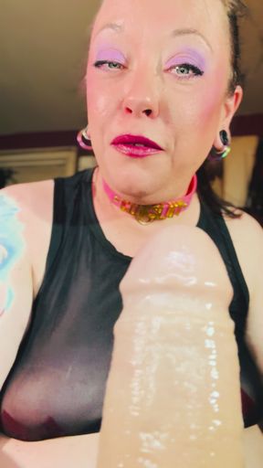 New Latex Gloves! Tina Snua Wanks A Dildo Just How Daddy Likes His Cock Stroked!