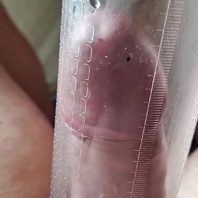 Penis pump on my noa cock