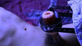 The Longest BDSM Automatic Masturbation in the World to a Juicy Orgasm