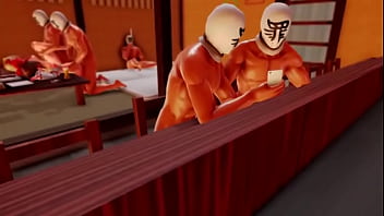 Sanae &amp_ Reimu . Gangbang.